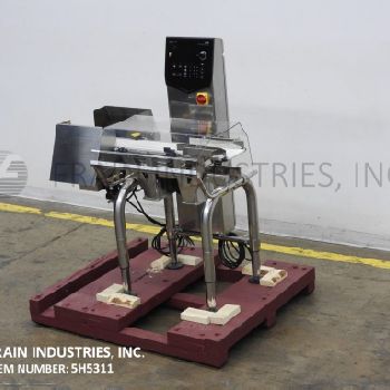 Ishida#DACSG501513SSIS, automatic, Stainless Steel checkweigher, up to 300 feet/minute, 15-1500 grams weight, #5H5311