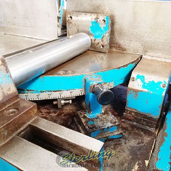 12" x 18Jaespa#W-220-DGA, auto mitre horiz. bandsaw, hyd fd control, E300 controller, vari-speed, coolant sys, #A4995