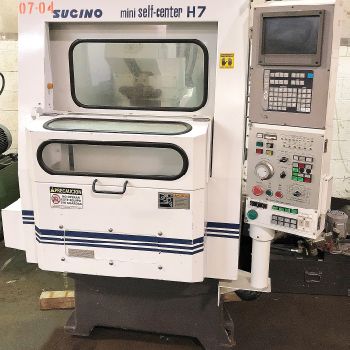 Sugino#SCH-715-TE, 7 ATC, 11.81" X,4.72 Y,7.87 Z, NT20, Yasnac, horiz. high speed drilling, 1999, #BL5179