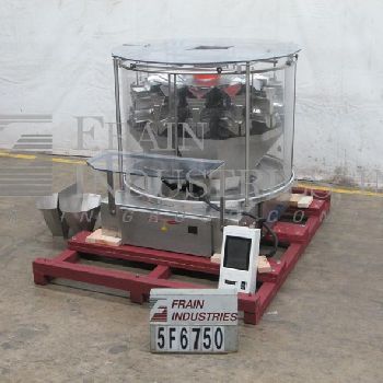 Ishida#CCWZ212PDP08WP, 12 head, Stainless Steel, rotary combination, weigh scale system, 20-80 wpm, 4-500 gram