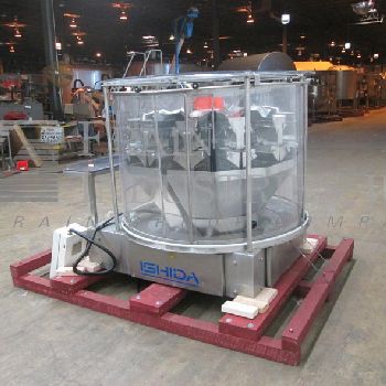 Ishida#CCWZ212PDP08WP, 12 head, Stainless Steel, rotary combination, weigh scale system, 20-80 wpm, 4-500 gram
