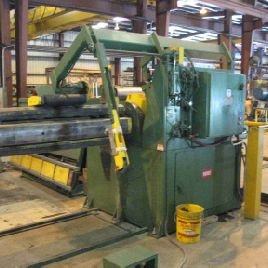 48"Rowe, 14 gauge CTL line,20000 lb.,straightener,coil car,flattner,conveyor,shear,’89