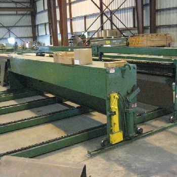 48"Rowe, 14 gauge CTL line,20000 lb.,straightener,coil car,flattner,conveyor,shear,’89