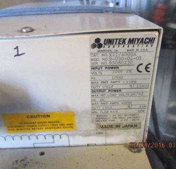 15 KVAMiyachi Unitek, automated 6-station pin welder/spot welder 275K, new
