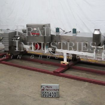 HollymaticIPS #CKCryotransfer, right to left liquid nitrogen flash freeze tunnel, up to -320°F