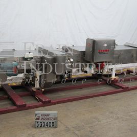 HollymaticIPS #CKCryotransfer, right to left liquid nitrogen flash freeze tunnel, up to -320°F