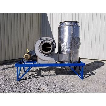 Ducon#UW-3, Stainless dynamic wet centrifugal scrubber system, 20 HP, #15372