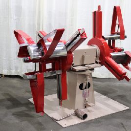 2500 lb.Littell#7-72, double end coil reel,16" width,72 OD,42 x 48 base overall,#72166