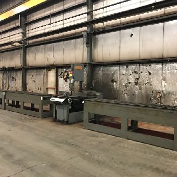 18" x 18Marvel#SERIES-8-MARK-1, (2) 10’ sections infeed &amp; exit conveyor, very nice machine from service, #16114