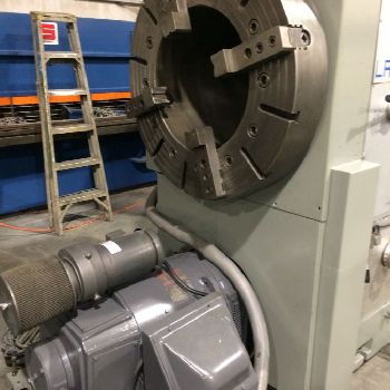 43" x 120Lansing#G-SERIES, double chucks, Newall DRO, QC toolpost, 2002, #13245