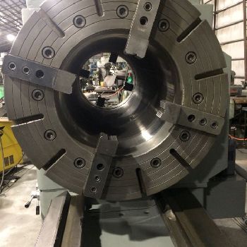 43" x 120Lansing#G-SERIES, double chucks, Newall DRO, QC toolpost, 2002, #13245