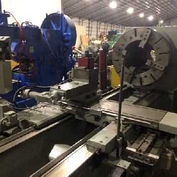 43" x 120Lansing#G-SERIES, double chucks, Newall DRO, QC toolpost, 2002, #13245