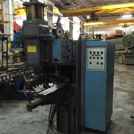 100 KVASciaky#SPT2-30-100-36-5, spot welder, 10" x 36 throat, variable up/down Pressure Amtronics controls