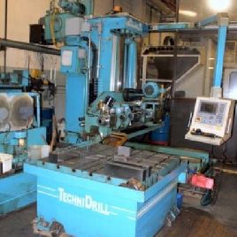 Technidrill#200-1.5/48/15/3A, CNC Gun Drill,0-1750 RPM,Heidenhan CNC,48" x 48 Table,1996