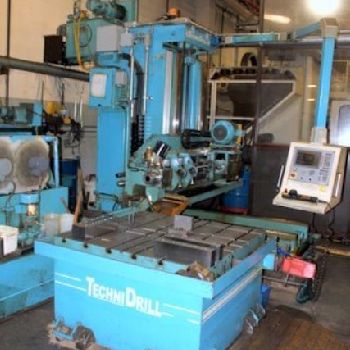 Technidrill#200-1.5/48/15/3A, CNC Gun Drill,0-1750 RPM,Heidenhan CNC,48" x 48 Table,1996