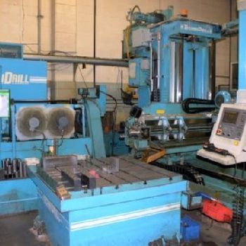 Technidrill#200-1.5/48/15/3A, CNC Gun Drill,0-1750 RPM,Heidenhan CNC,48" x 48 Table,1996