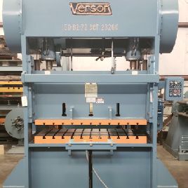 150 Tonnen, Verson, 8 "str, 16 SH, 72 x 36 Betten, 30 SPM, gebraucht, unter Strom, Video, # sr4790