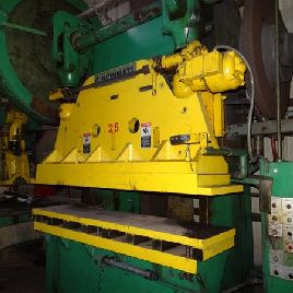 150 Ton,Cincinnati#90X4, permanently flanged press brake,6â€™ OA,48" BH,4 stroke