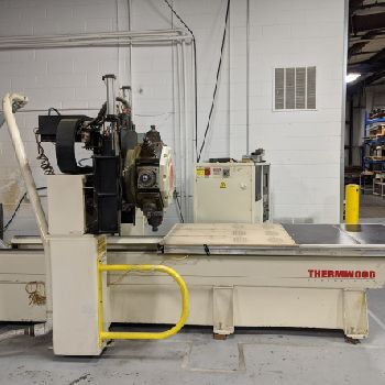 Thermwood#C40, 91000 control, 4x8â€™, 15 HP, 18000 RPM, 8 tool turret, 2001