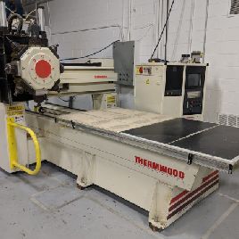 Thermwood#C40, 91000 control, 4x8â€™, 15 HP, 18000 RPM, 8 tool turret, 2001