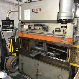 75 Ton,Pacific#J75-6, hyd press brake,6â€™ OA,54" BH,7 stroke,11 throat,1983,#158557