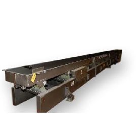 24" wide X 80’ long,FMC#BL, foodtech vibratory conveyor, #15594