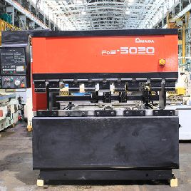 55 Ton,Amada#FBD-5020E, 82" OA,66.9 BH,3.94 str,Amada NC9EXII 3 Axis,1996,#156919