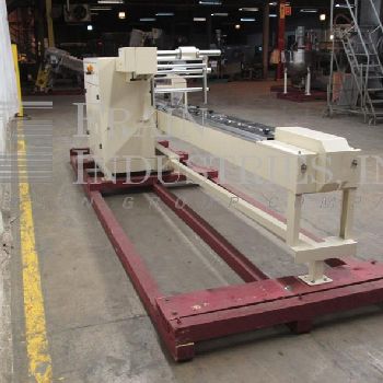 Ilapak#LYNX-SUPER, automatic, 1-up, horizontal wrapper, 40-100 products per minute, with 78" lugged infeed conveyor