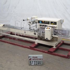 Ilapak#LYNX-SUPER, automatic, 1-up, horizontal wrapper, 40-100 products per minute, with 78" lugged infeed conveyor