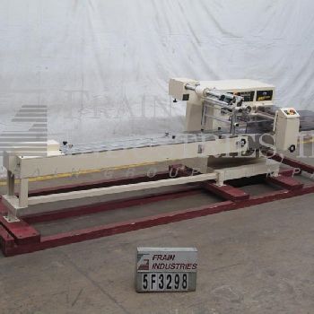 Ilapak#LYNX-SUPER, automatic, 1-up, horizontal wrapper, 40-100 products per minute, with 78" lugged infeed conveyor