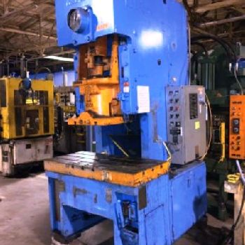 88 Ton,Aida#C1-8(2), press,6.29" stroke,12.6 SH OB,52 x 24 bed,60 SPM,3.15 adj