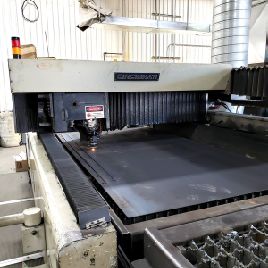 Cincinnati#CL-65X10, 4000 watt laser, (2) 5’ x 10’ tables, Fanuc Series 160iL CNC, Fanuc C400E resonator, 2001