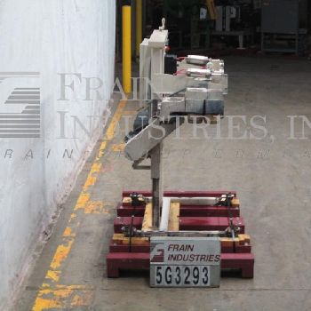 Fischbein#PBC5600, right to left, pinch bottom, pre-applied glue, heat bag sealer