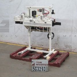 Fischbein#PBC5600, right to left, pinch bottom, pre-applied glue, heat bag sealer