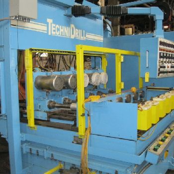 TechniDrill#50-12.375.2, 6 spindle, 3/8" x 12 capacity, A-B PLC, 9000 RPM, 1997