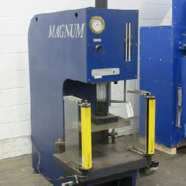 24.5 Ton,Magnum#HBM-25A, C-frame hyd press,5" ram bore,2500 psi rated pressure