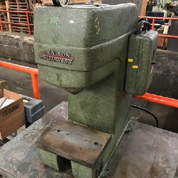 2 Ton,Denison#A, hydraulic C-frame press, 3" stroke, 10 DL, 4.875 throat, #28022