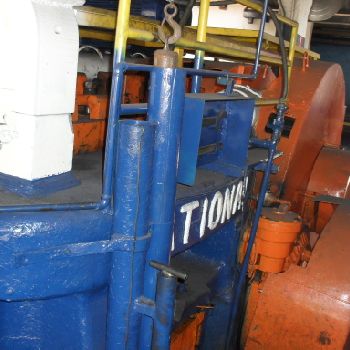 5"National, upsetter with 320 KW Pillar induction heater, under power