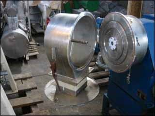 12"Heinkel#HF300, inverting filter centrifuge, stainless steel, 1985, #19416