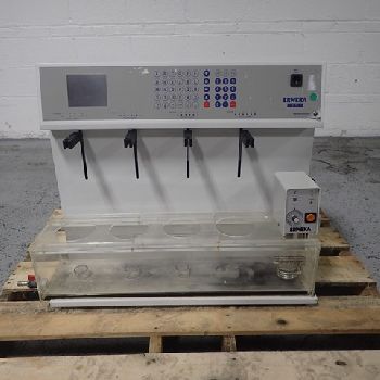 Dissolution Tester,Erweka#ZT74, (4) stations,2 kW heater,controls on unit,115 volts,serial#103303.02ba,#2604-55