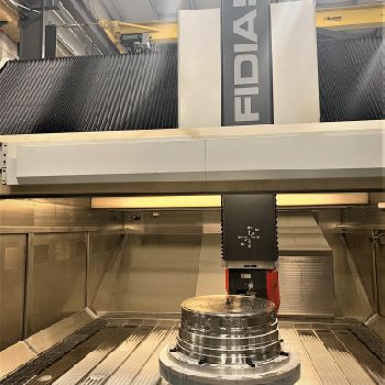 Fidia#GTF3514-MA4500, 137" X,177 Y,55 Z,HSK 100A,40 ATC,laser probe,chip conv,2016