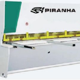 Cizalla hidráulica estilo guillotina PiranhaCNC de 1/4 "x 10, 39 BG, 10 HP, 16 sujeciones, nuevo (2 disponibles)