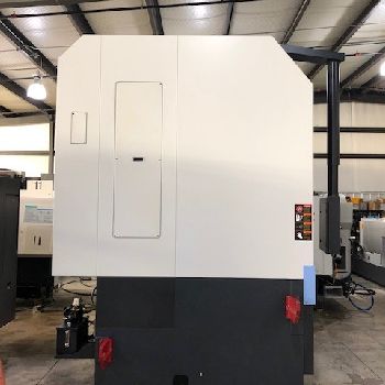 33.5" Doosan #VT900, 39.4 sw,32 chuck,3-jaw, 12 turret, Fanuc I, 2-speed gearbox, 2013