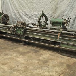 24" x 150Lehmann#22-HYDRATROL-HEAVY-DUTYengine lathe, 4-jaw 18 chuck,15 HP,#56687