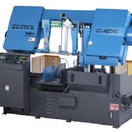 16-1 / 2 "x 16-1 / 2 DoAll # DC-420NC, sierra de cinta de producción, PLC, 192 cuchillas, 52-275 FPM, nuevo