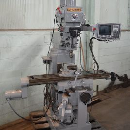 Supermax # YCM-16VS, control Proto Trax MXZ, mesa de 9 "x 49, 36 X, 16 Y, 16 Z, # R8, 60-4200 RPM, 3 HP, # 27853