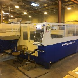 Trumpf#TRUMATIC-L3050, laser cutting system,3200 watt,5’ x10’ dual pallet,2005,#3446