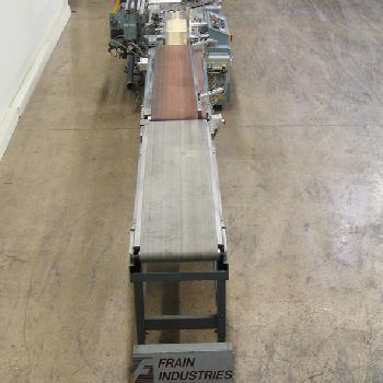 Shanklin#F1, automatic, continuous motion, flow thru shrink wrapper, 20-50 packages per minute
