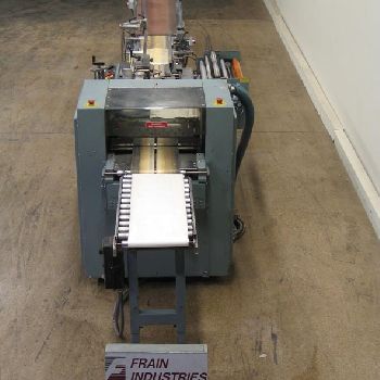 Shanklin#F1, automatic, continuous motion, flow thru shrink wrapper, 20-50 packages per minute