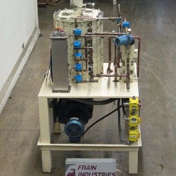 Aasted#AMT1000, 6 plate chocolate tempering unit, 1000 kg or 2200 lbs per hour, 6 bar pressure, water jacketed